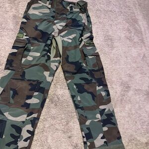 Camouflage cargo pants